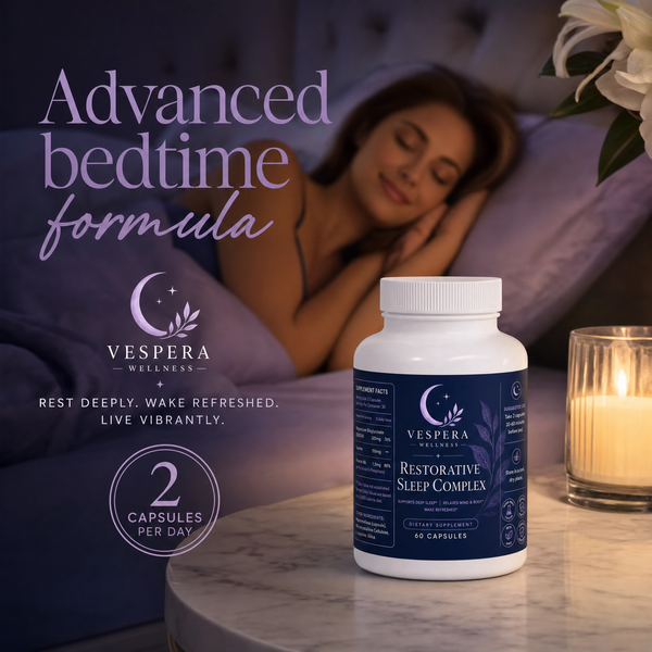 Vespera Restorative Sleep Complex-Magnesium Bisglycinate - 120 Capsules