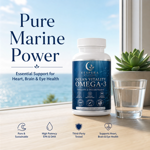 Vespera Ocean Vitality Omega-3 + Vitamin E  - 90 Capsules