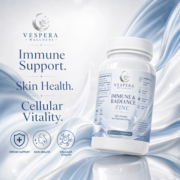 Vespera Immune & Radiance - Zinc Bisglycinate - 60 Capsules